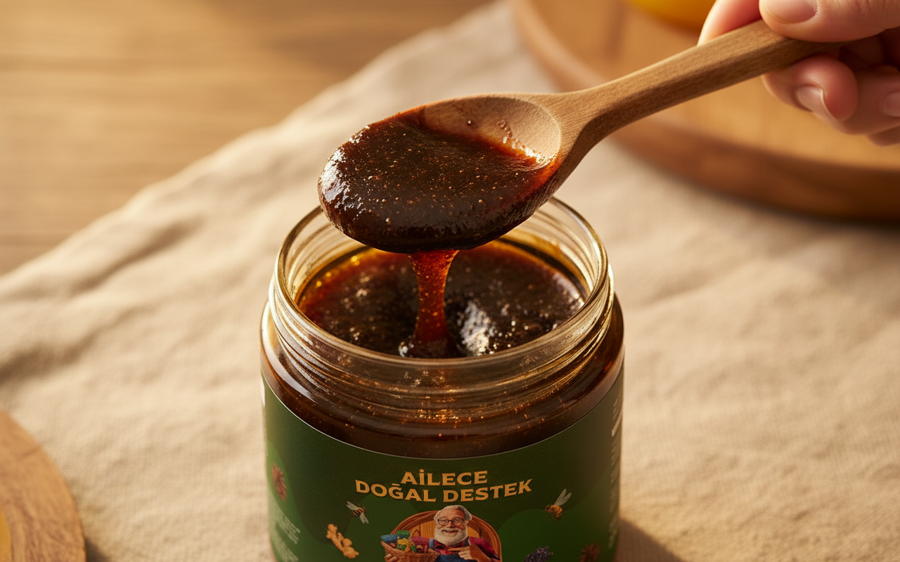 Rüstem Amca Bitkisel '' Ailece Doğal Destek'' Yetişkinler ve Çocuklar İçin ''Bağışıklık Destekleyici'' Takviye Edici Gıda/Net Miktar: 230 g - Görsel 4